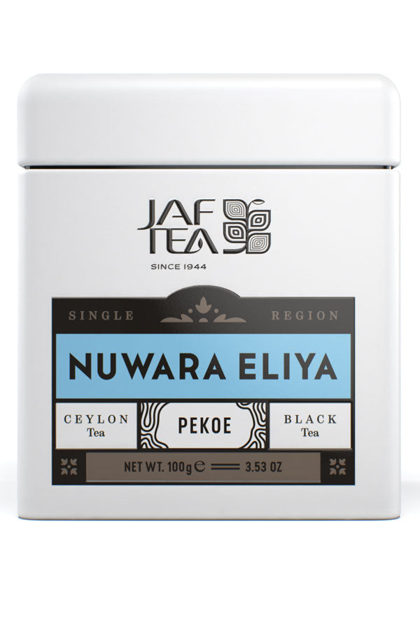 JAF TEA - Single Estate - Nuwara Eliya - Whole Leaf Black Tea - 100g Metal Tin