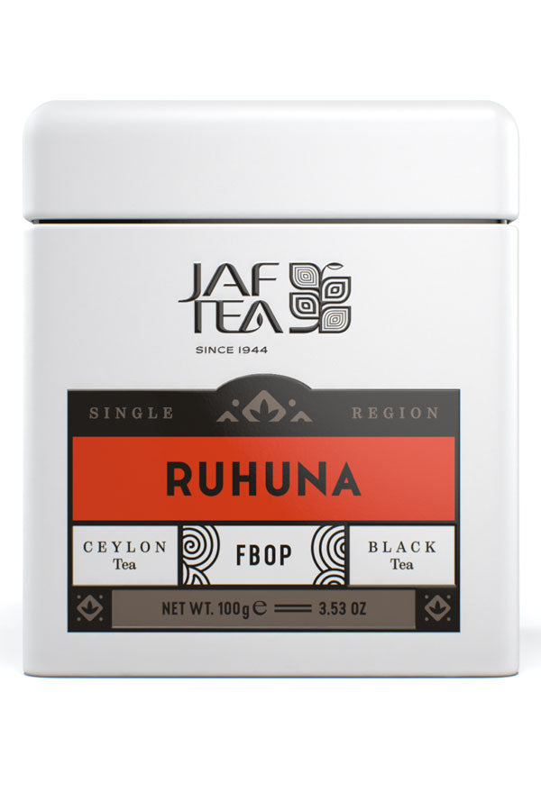 JAF TEA - Single Estate - Ruhuna - Whole Leaf Black Tea - 100g Metal Tin