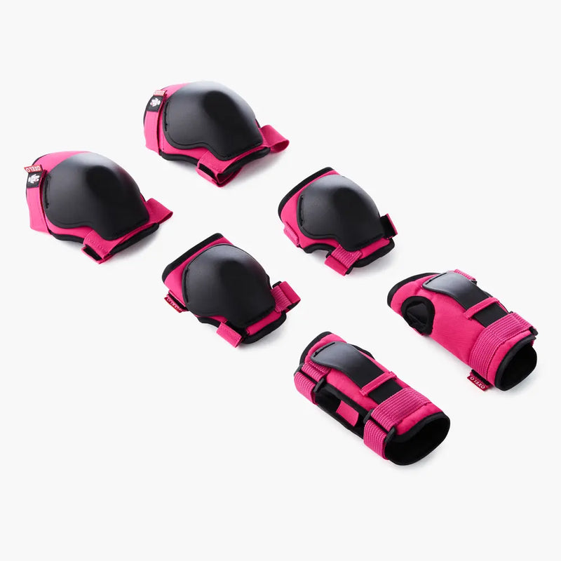 Kids Skating - Skateboard - Scooter Set of 3 - This Set is Easy to Put On - Wrist, Elbow, Knee Protection for Sports