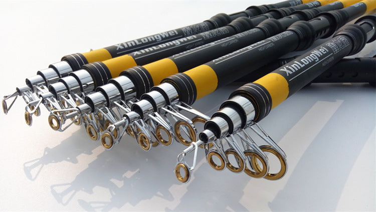 Telescopic Fishing Pole - Portable Collapsible Fishing Rod - for Travel Saltwater Freshwater Fishing