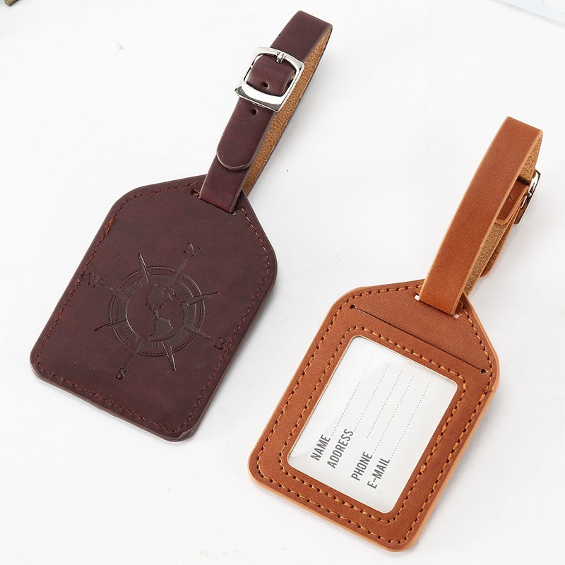Creative New Fashion PU Leather Luggage Tag