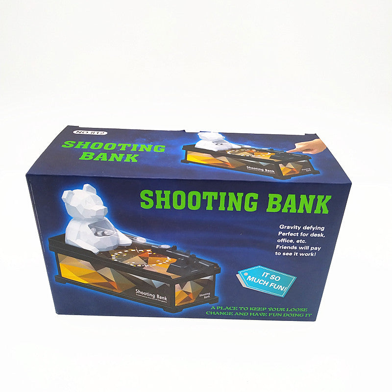 Shooting Bear Piggy Bank - Fun Decompression Piggy Bank - Suitable for All Ages