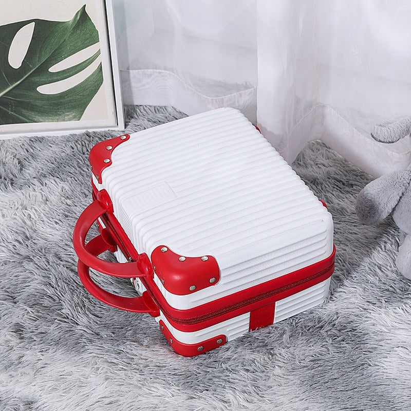 Hand Luggage - 14 Inch - Red and White