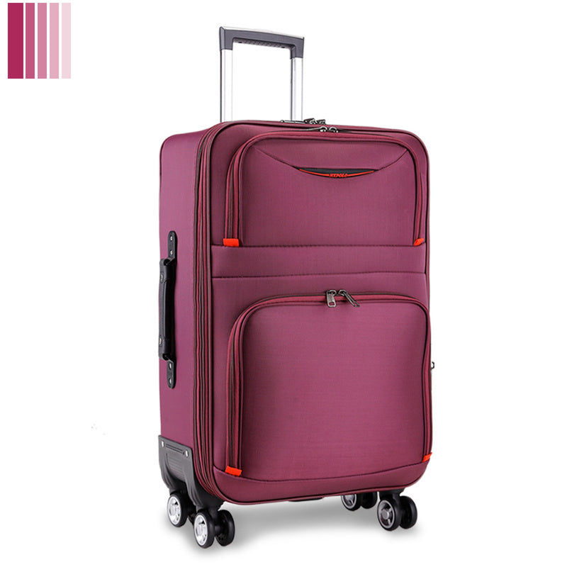 Fabric Luggage - Waterproof Oxford Cloth - Expanded Capacity by 20% - 26 Inch