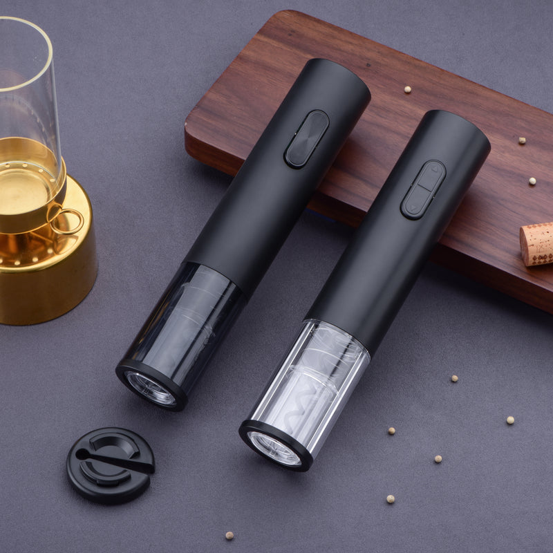 Electric Wine Opener - Battery-Operated Corkscrew - Foil Cutter