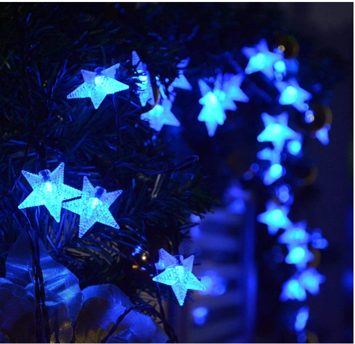 Star String Lights - Plug-in & USB Powered - CCC Plug - For Indoor Outdoor Wedding Party  Festival Decoration
