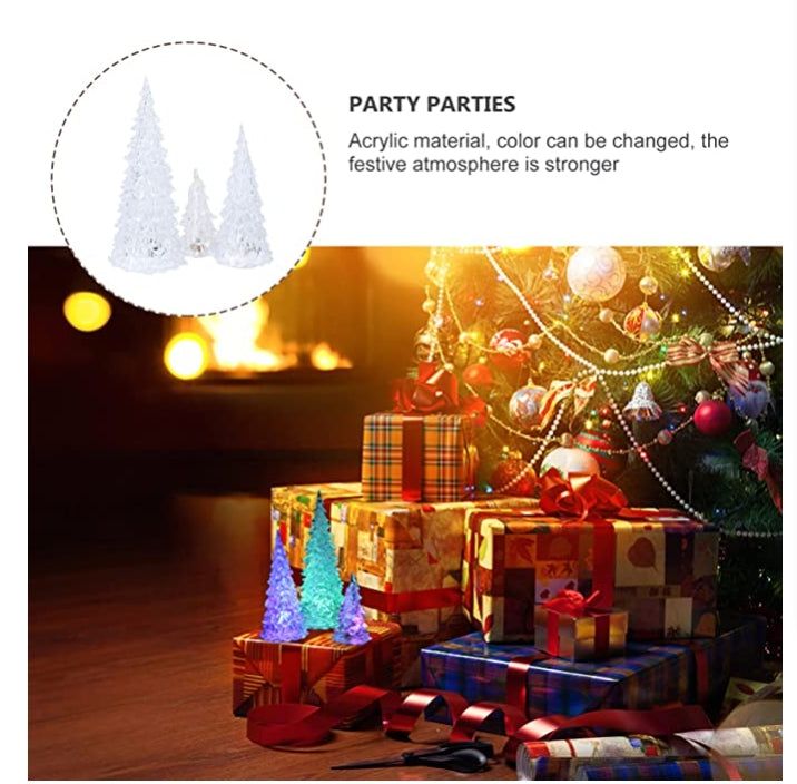 Christmas Night Light - Glowing Christmas Tree Lamp - LED Xmas Tree - Home Shop Mall Decoration