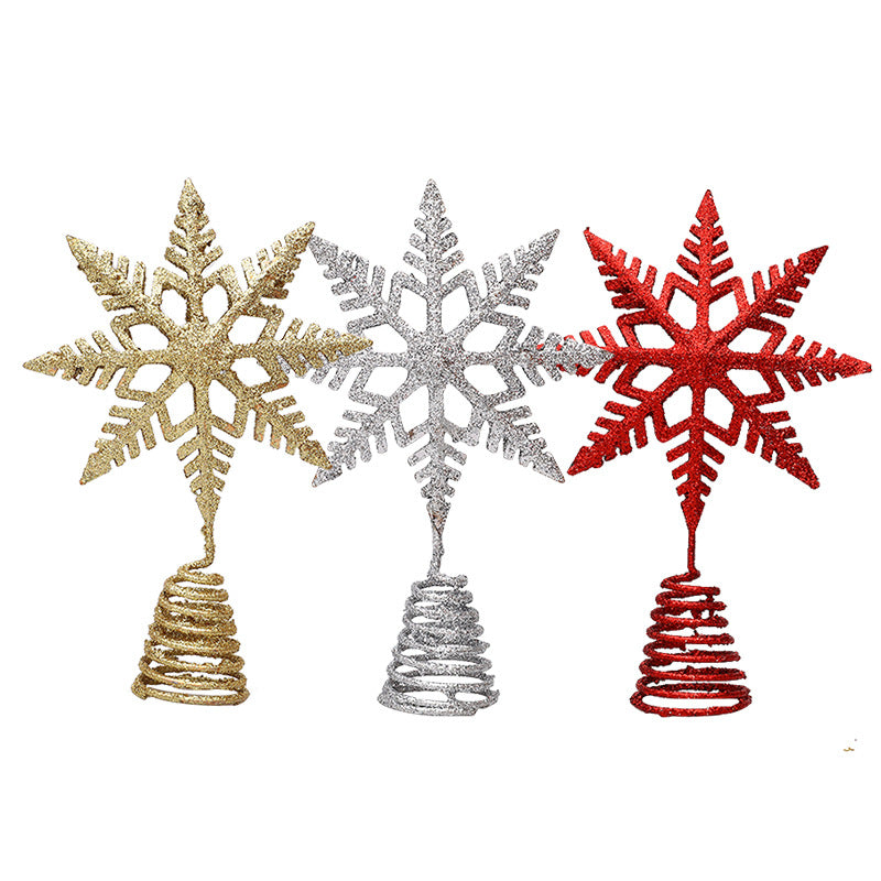 Christmas Tree Decoration - Christmas Tree Star Topper - Snowflake