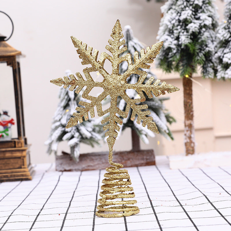 Christmas Tree Decoration - Christmas Tree Star Topper - Snowflake