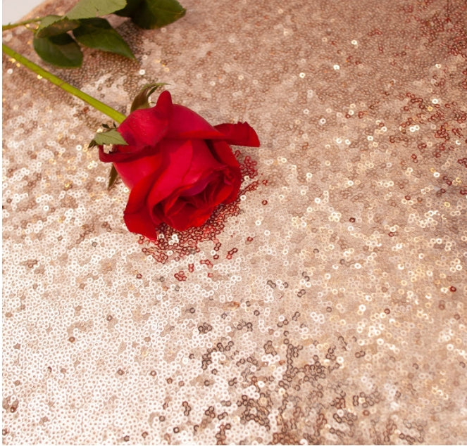 Sequin Table Runner - Glitter Table Linens Gift Packing - for Outdoor Party - Wedding Birthday Supplies Decorations - Bachelorette Holiday Celebration - Bridal Shower - Baby Shower