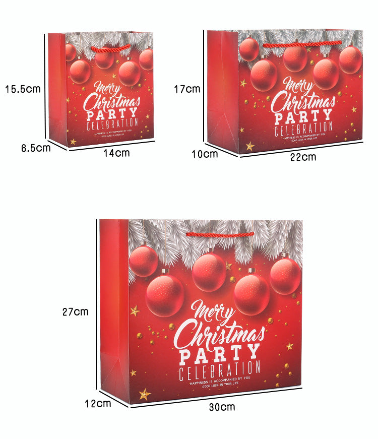 Christmas Packaging - Christmas Gift Bag - Merry Chrismas Letter