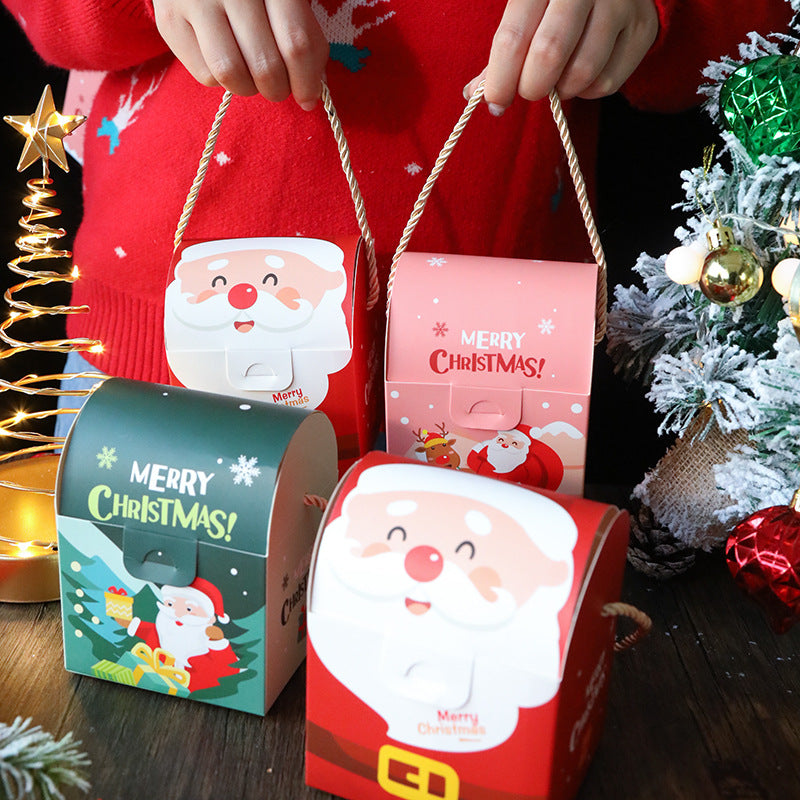 Christmas Packaging - Christmas Handheld and Slanted Gift Paper Box