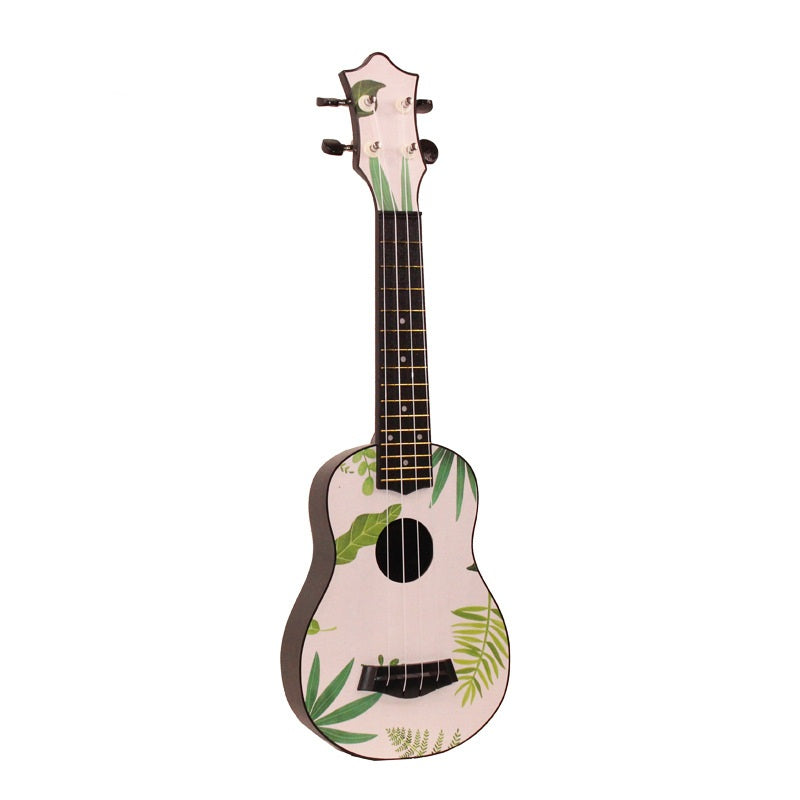 Basewood Material 21" Ukulele - Leaves