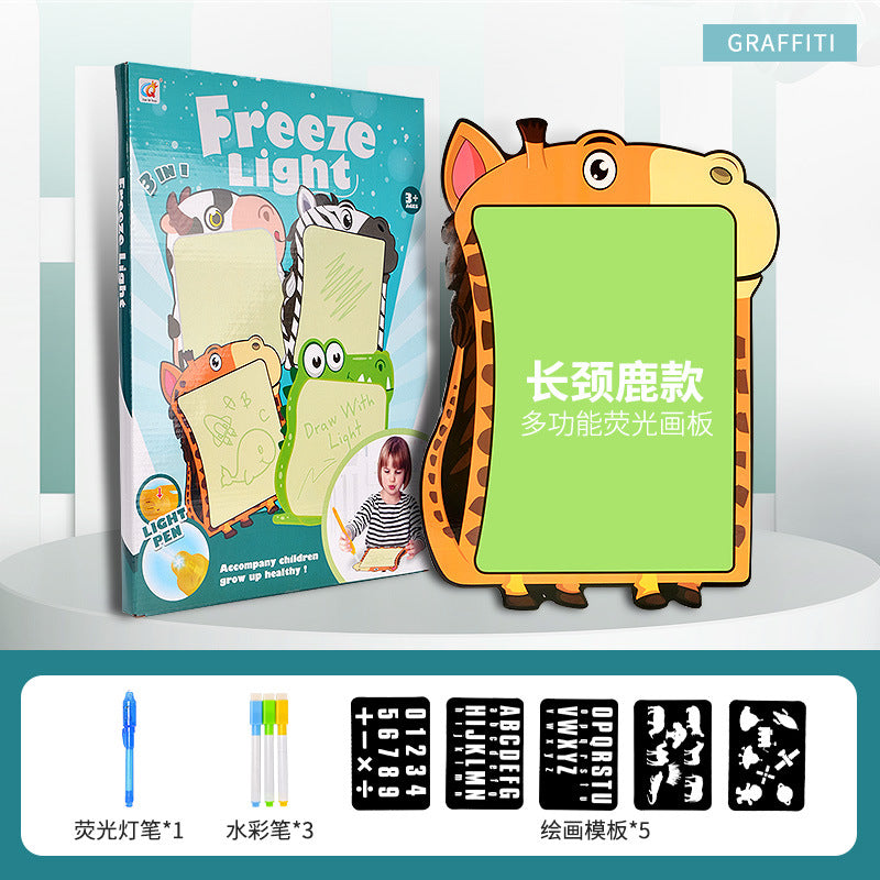 Fluorescent Drawing Board for Kids - Fluorescent Drawing - Drawing with Light