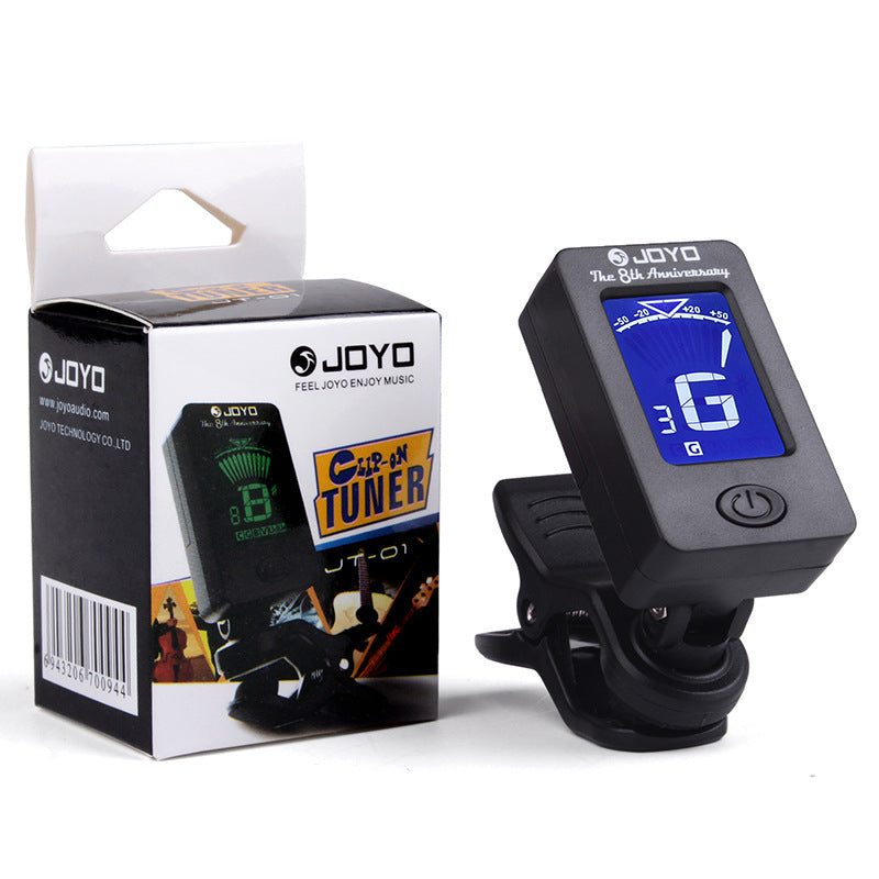 Tuner JOYO - For Guitar & Ukulele & Violin & Bass & Chromatic Tuning Modes