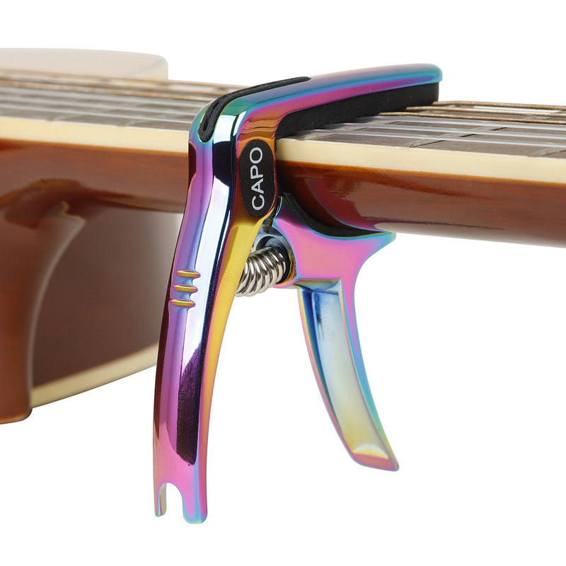 Guitar Capo 3in1 Metal Capo with Pick Holder and Nail Remover