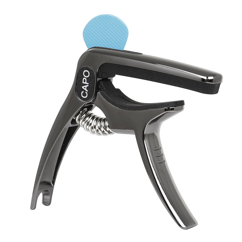 Guitar Capo 3in1 Metal Capo with Pick Holder and Nail Remover