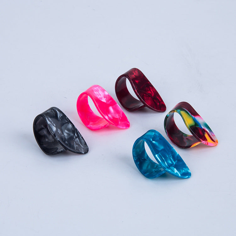 Guitar Picks Finger Pick Random Color 2 Pcs Set