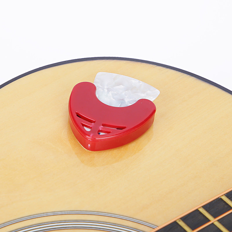 Guitar Picks with Pick Holder Set Random Color