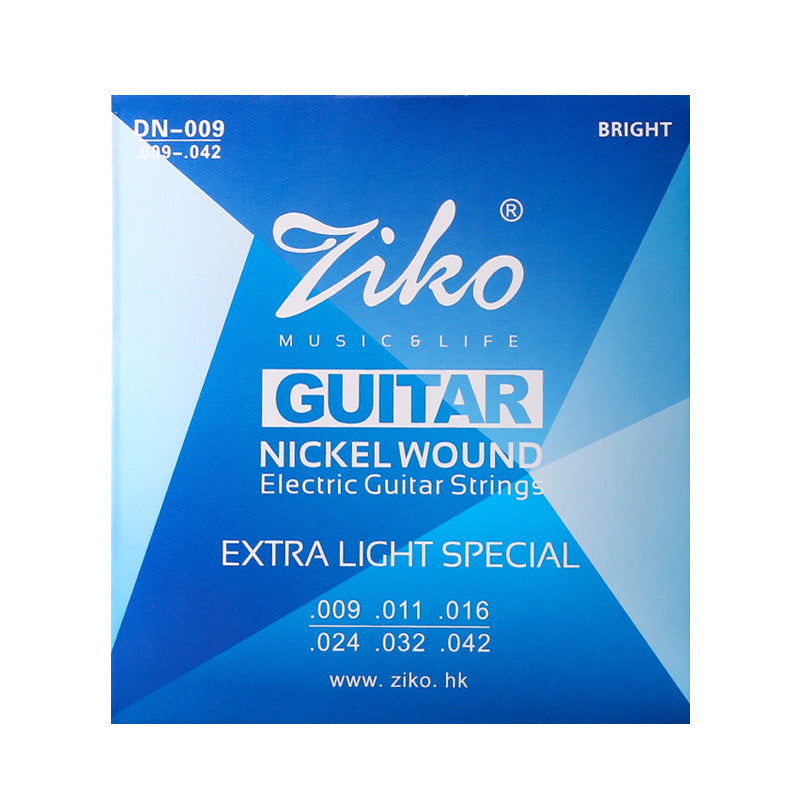 Guitar String Electric String Ziko Nickle Winding Extra Bright Tone