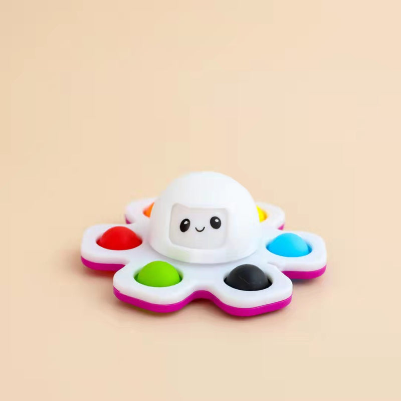 6 Order Flip Face Octopus - Spinning Top Decompression Toy