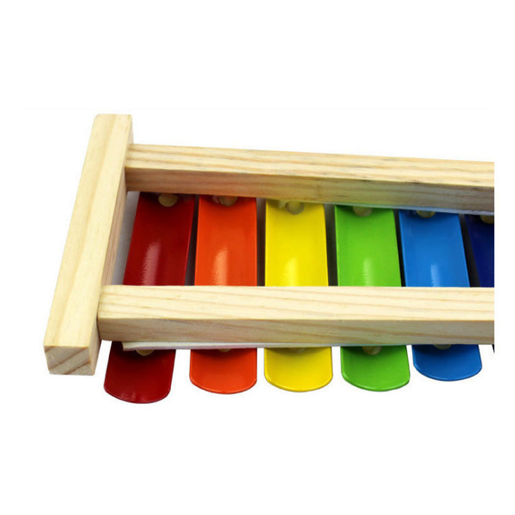 Children Hand Knocks The Xylophone