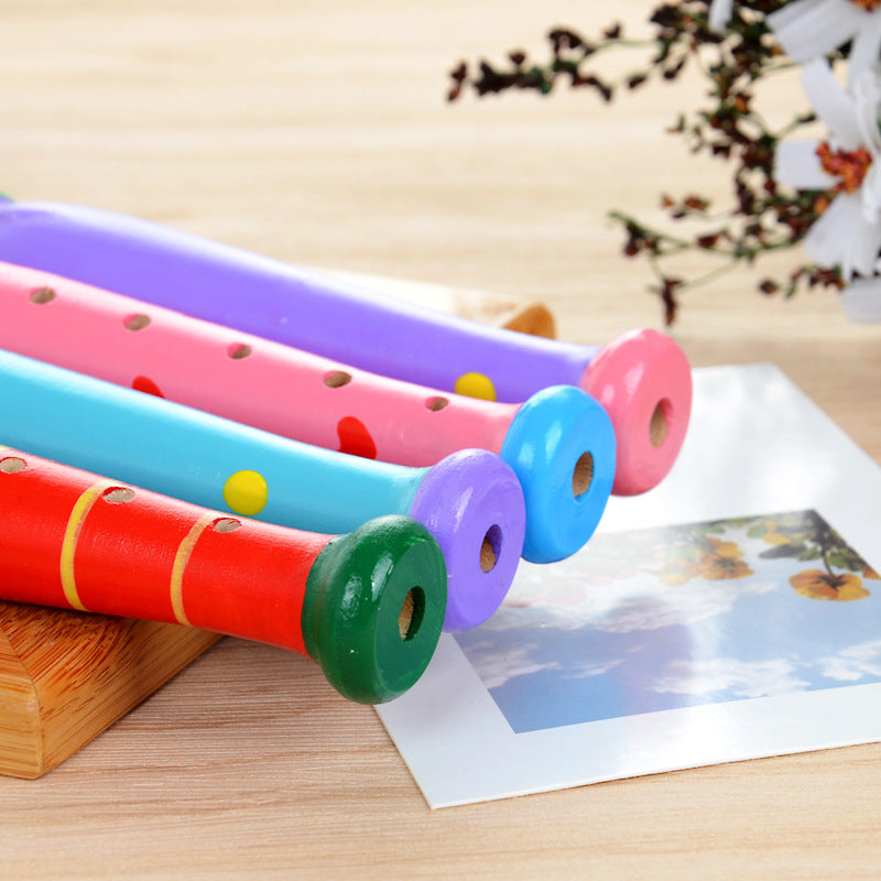 Children Wooden Flute - Random Color 1 Piece