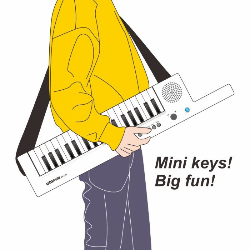 Electronic Keyboard - Big Fun Portable 37 Keys Mini Electronic Piano