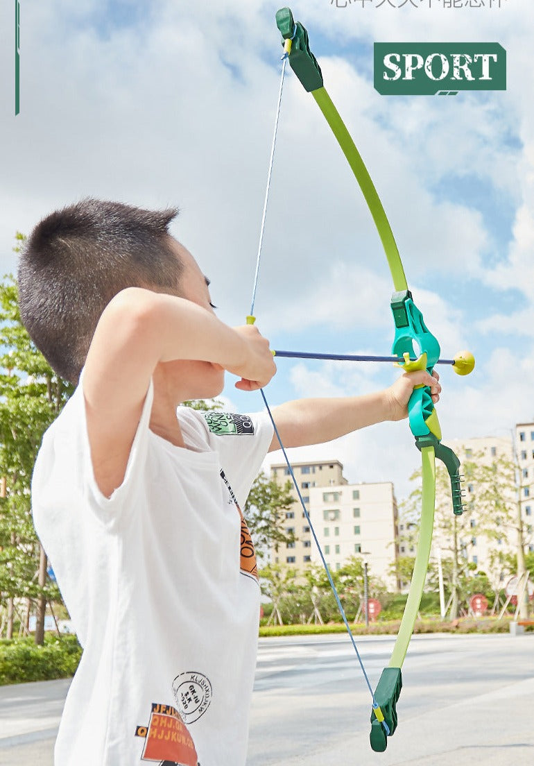 Children Long Distance Bow And Arrow - Family Parent Child Toys