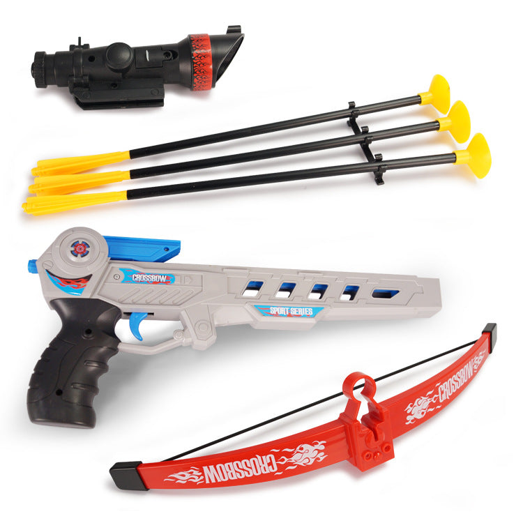 Children Infrared Aiming Bow and Crossbow Set