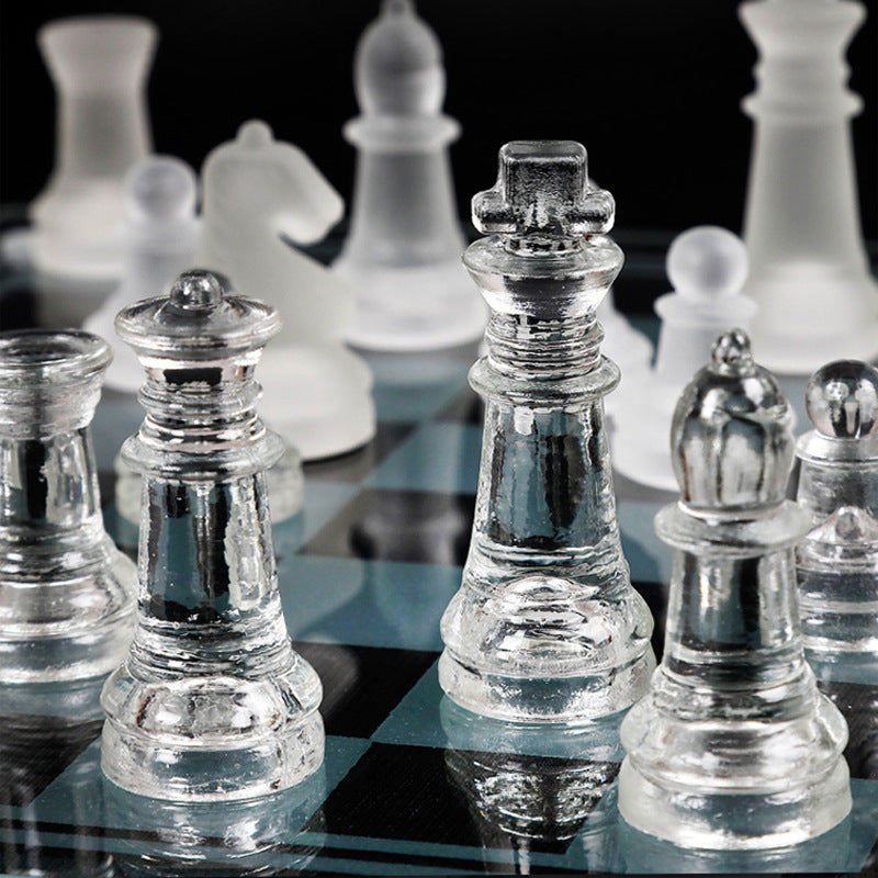 Frosted Glass Chess - Great Gift