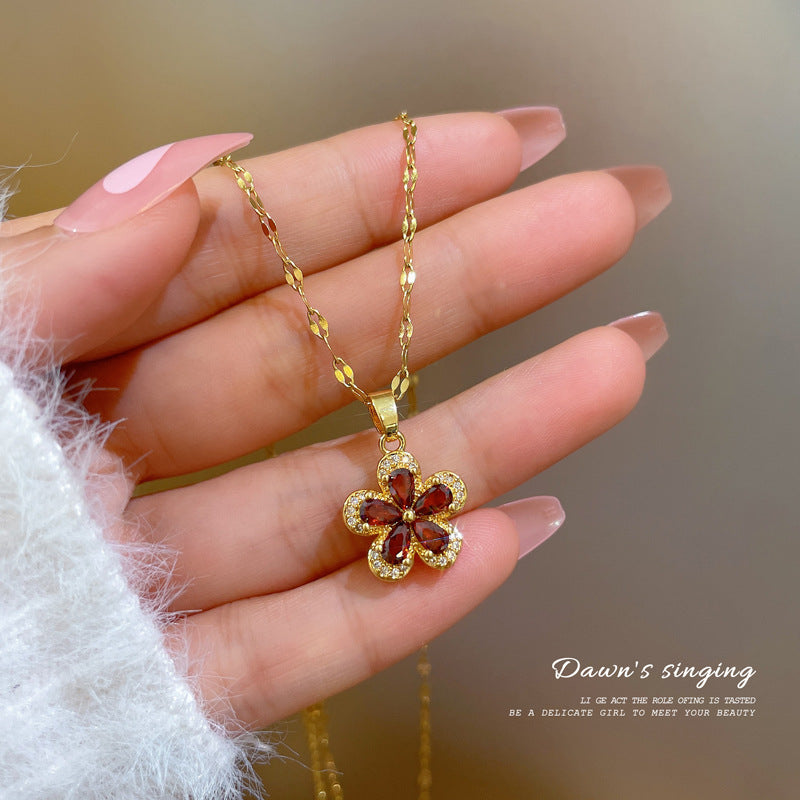 Necklace Blossoms for Women Girls Jewelry