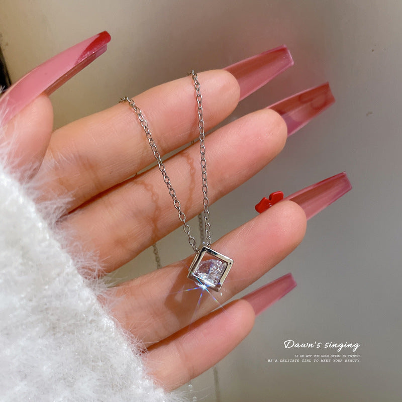 Necklace Cube for Women Girls Jewelry