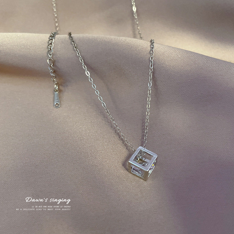 Necklace Cube for Women Girls Jewelry