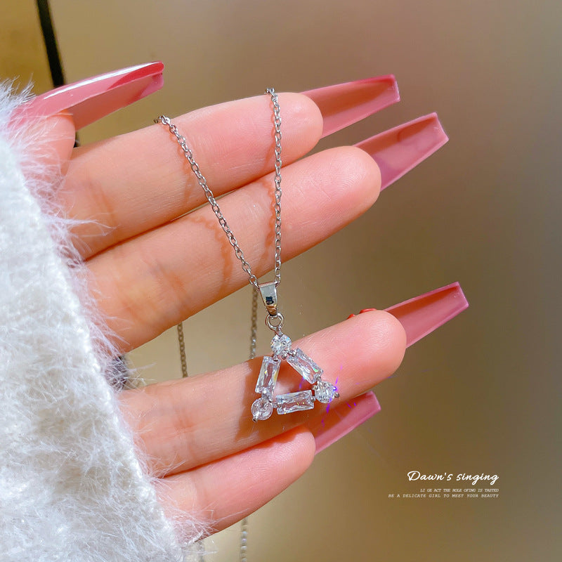 Necklace Triangle for Women Girls Jewelry