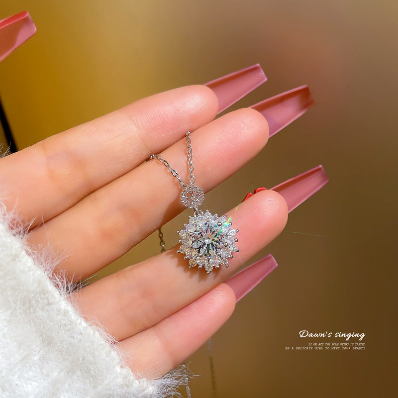 Necklace Snowflake for Women Girls Jewelry