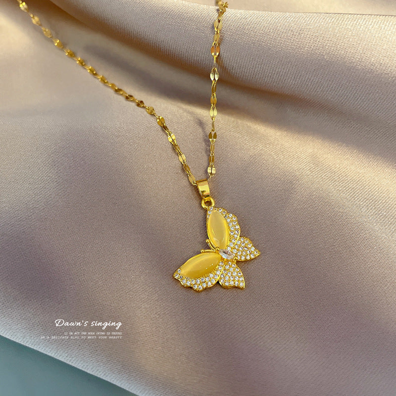 Necklace Delicate Butterfly for Women Girls Jewelry