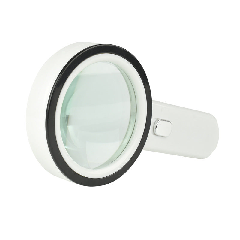 HD Optical 30X Handheld Magnifier - Jewelry Identification Magnifier With 12 Lights