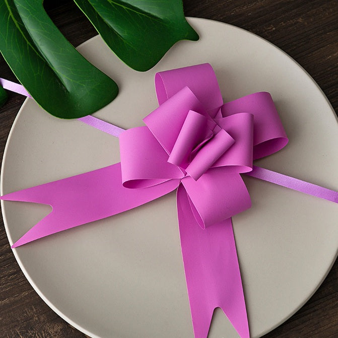 Pull Bow for Gift Wrapping - Plain Color One Piece 3 cm * 48 cm