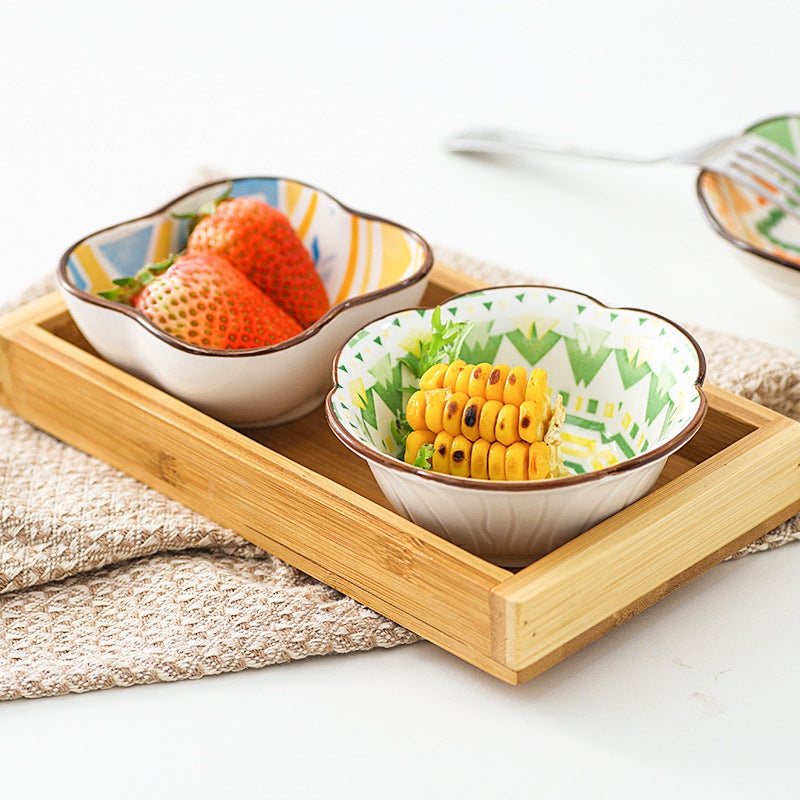 Home Ceramic -  Japanese Style Snack and Sauce Seasoning Dish - For Snack and Vinegar and Seasoning