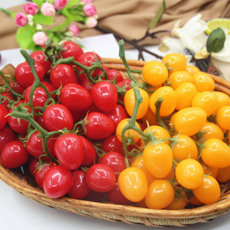 Artificial Fruits - Lifelike Tomatoes - Simulation Delicious Fruit - for Decoration Crafts - Fake Fruit Home Party - Kitchen Festival Show