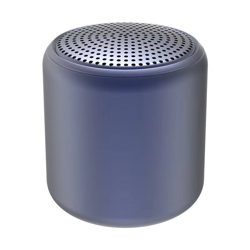 New Macaron Bluetooth Small Speaker - Creative Mini Portable Round Small Steel Cannon Audio