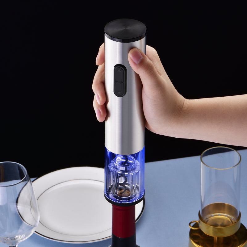 Electric Wine - Include Electric Wine Opener - Foil Cutter - Electric Wine Opener is Stainless Steel