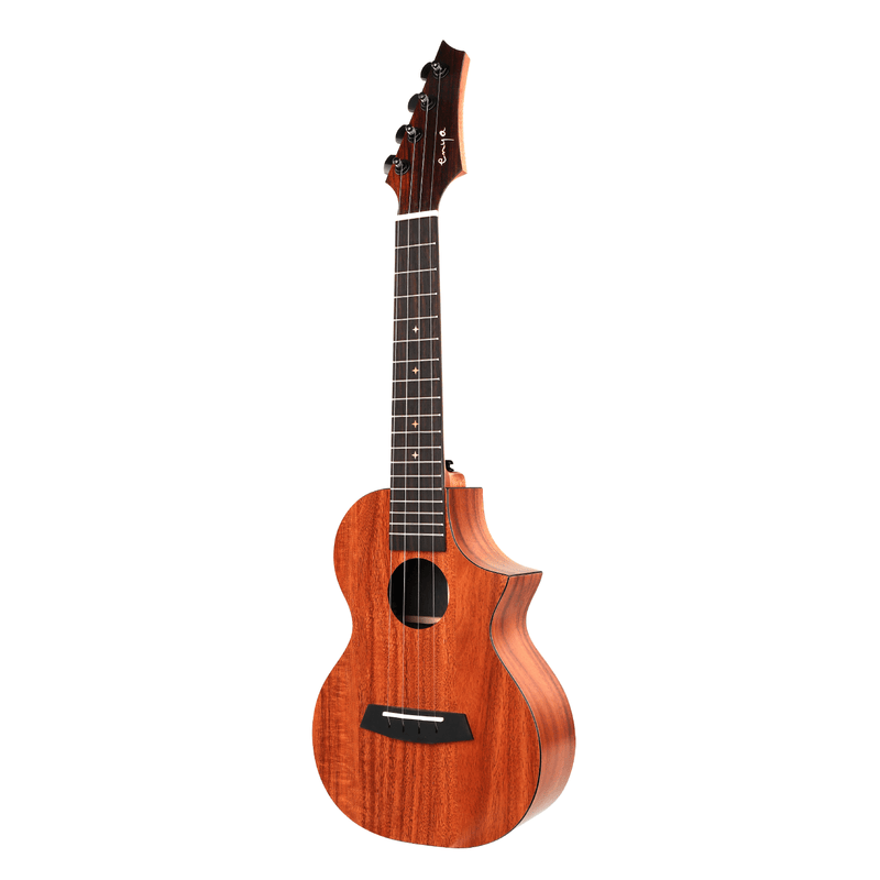 Enya X1 HPL Tenor 26" Cutaway Ukulele - KOA Travel Ukulele  - With Beginner Kit includes Cover, Picks (2 pcs), Capo, Tuner, Strap, Finger Sand Shaker, Polish Cloth,  Strings and Allen Key