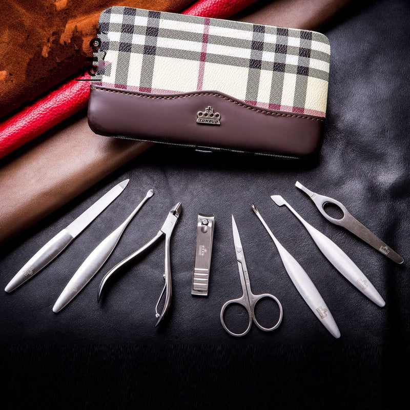 Nail Clipper Kit Luxury Manicure 8 In 1 - Manicure Set Personal Care - Professional Pedicure Set Grooming Kit Gift