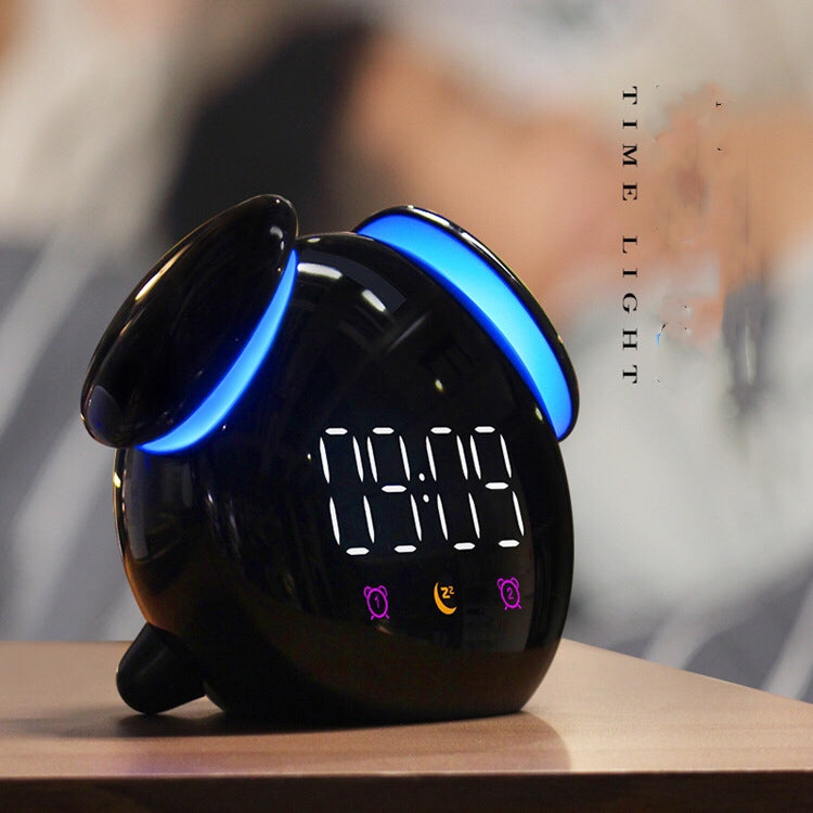 Led Breath Alarm Clock - Timed Night Light Kids Sleep Training - Desktop Alarm Clock With Temperature Display