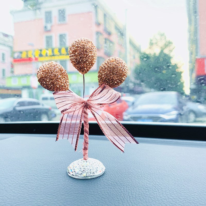 Car Center Console Decoration-Soft Ceramics with Diamonds-Decorative Ornaments