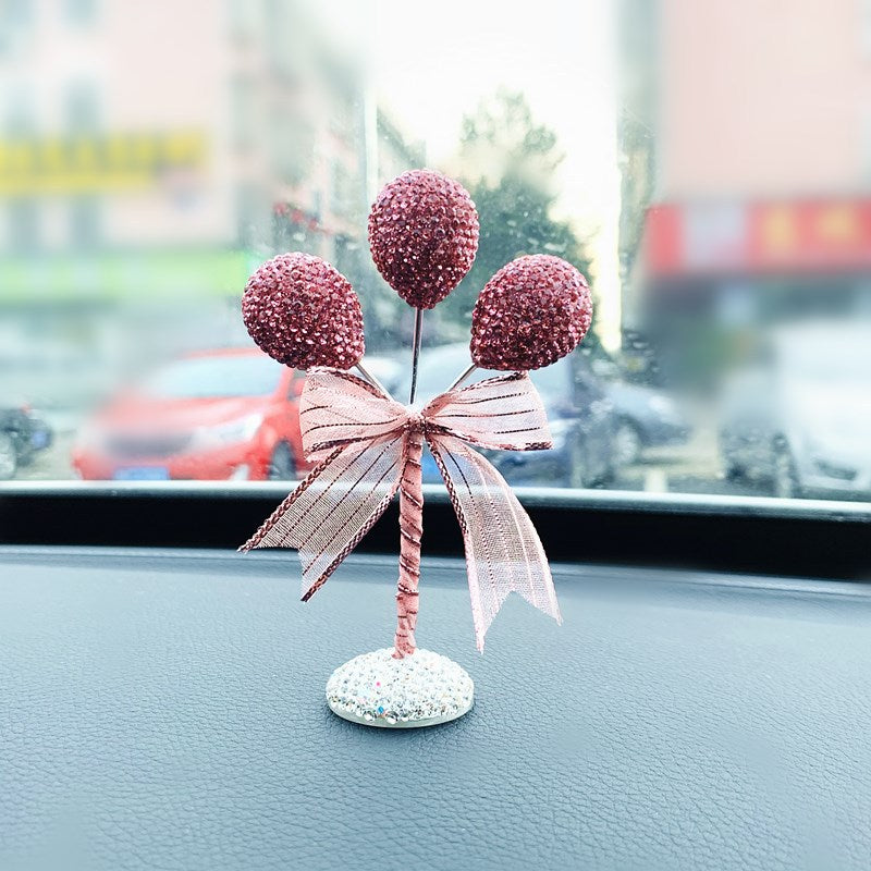 Car Center Console Decoration-Soft Ceramics with Diamonds-Decorative Ornaments