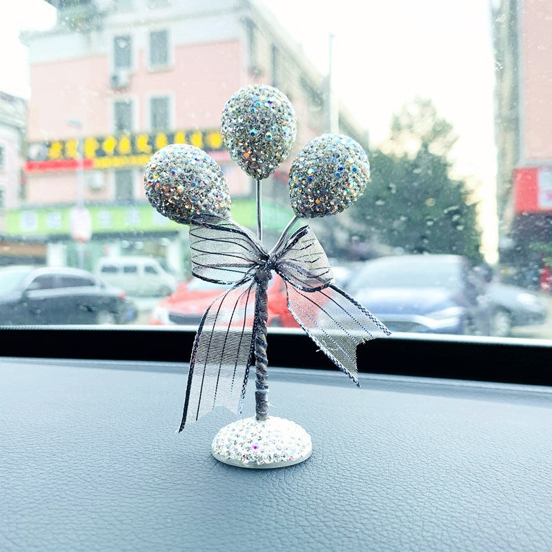Car Center Console Decoration-Soft Ceramics with Diamonds-Decorative Ornaments