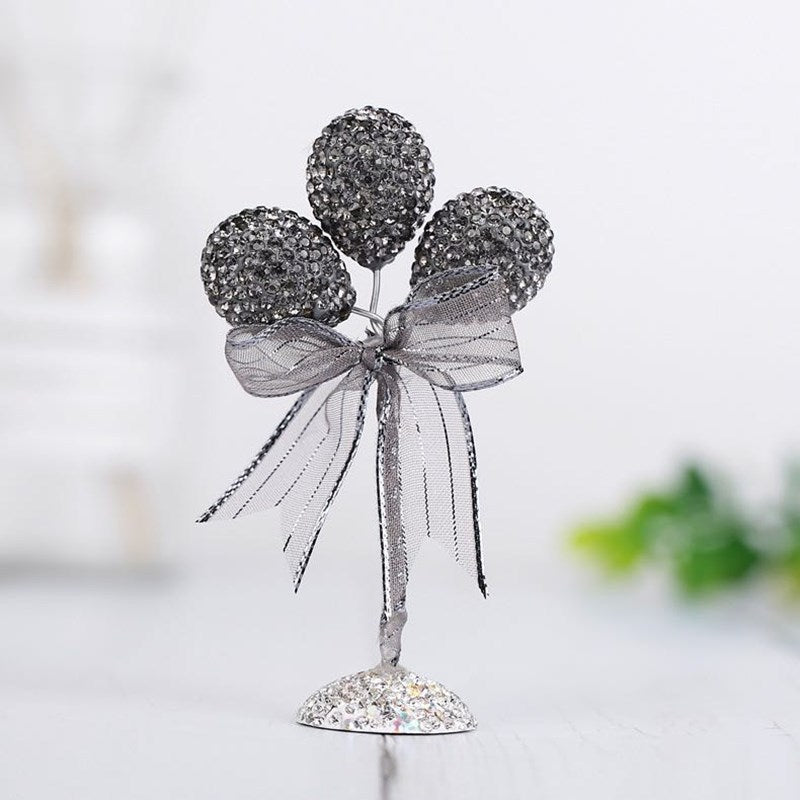 Car Center Console Decoration-Soft Ceramics with Diamonds-Decorative Ornaments